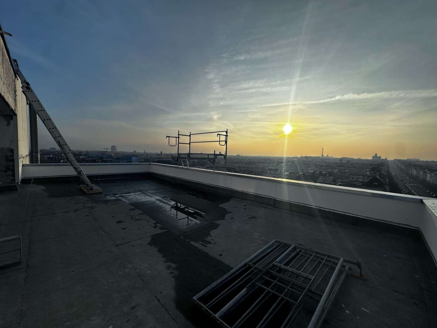 Fantastische Abendstimmung über Berlin