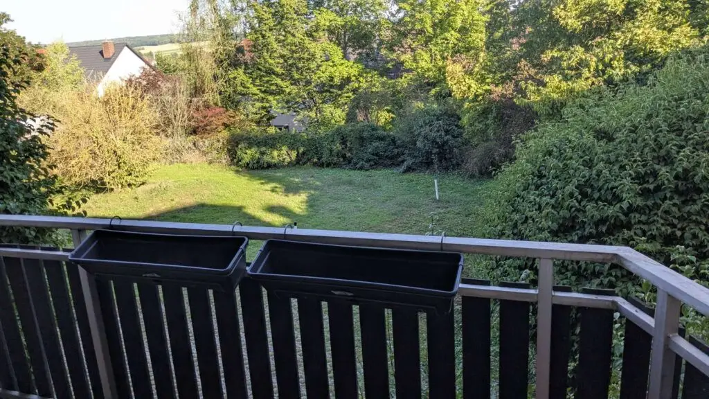 Blick von Balkon