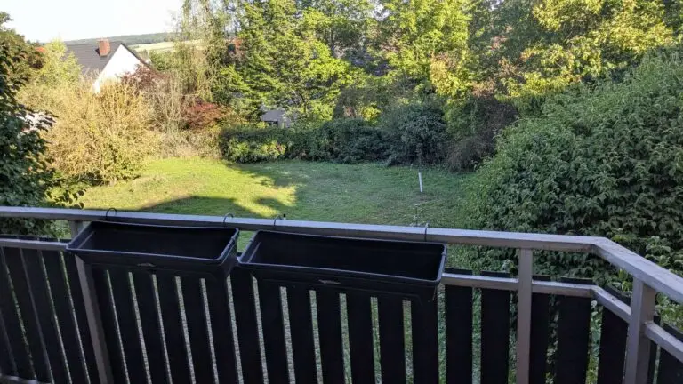 Blick von Balkon