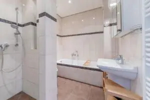 Badewanne und Dusche perfekt vereint