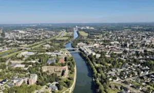 Dorstens Kanal und Innenstadt