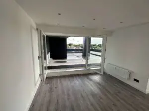Blick Ausgang Dachterrasse