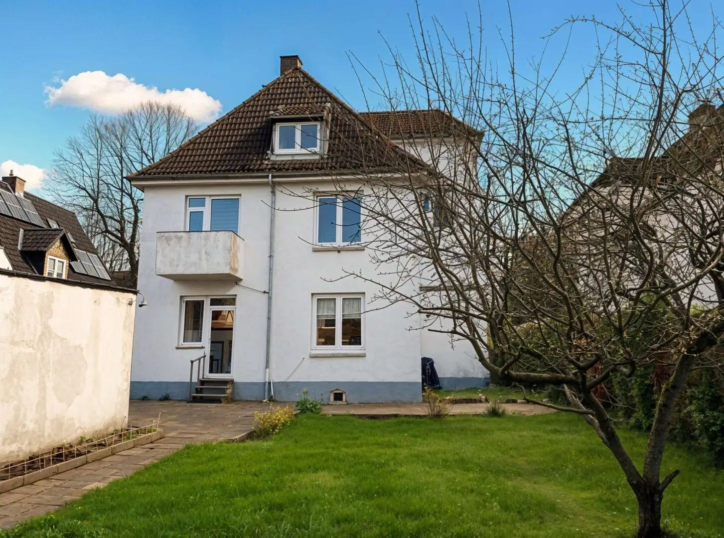 Rückseite des Gebäudes