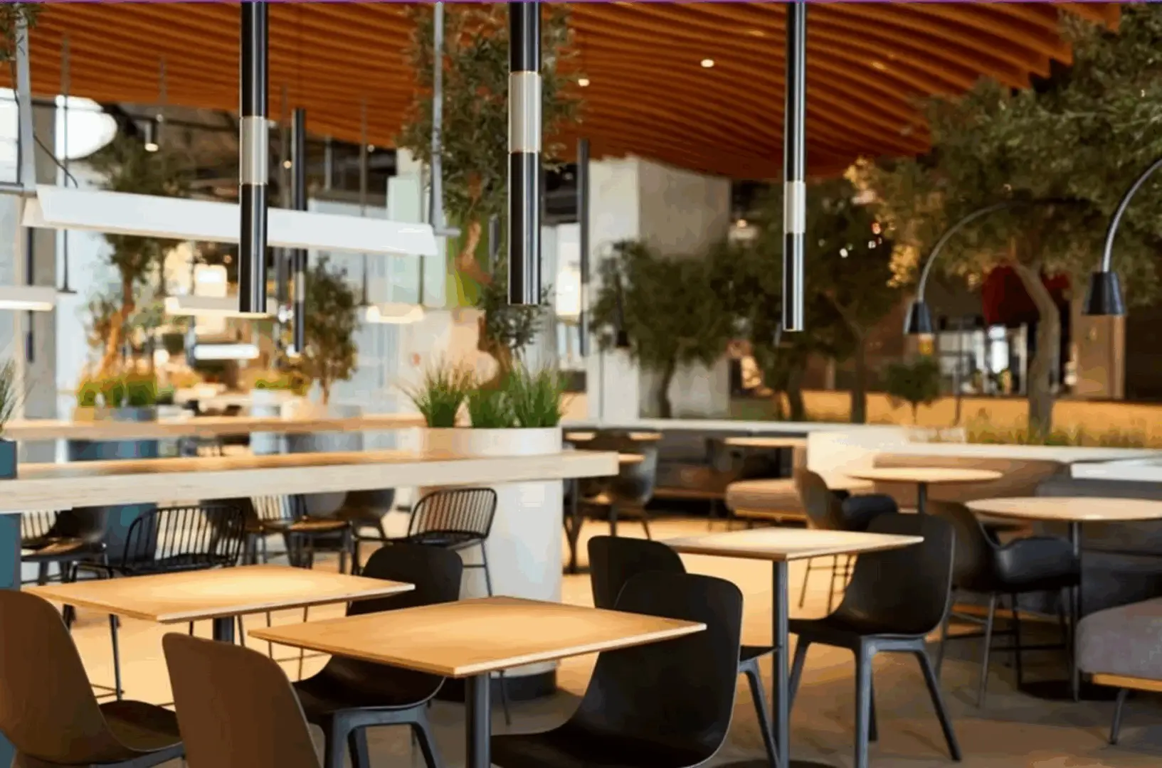 Foodcourt Sitzplätze