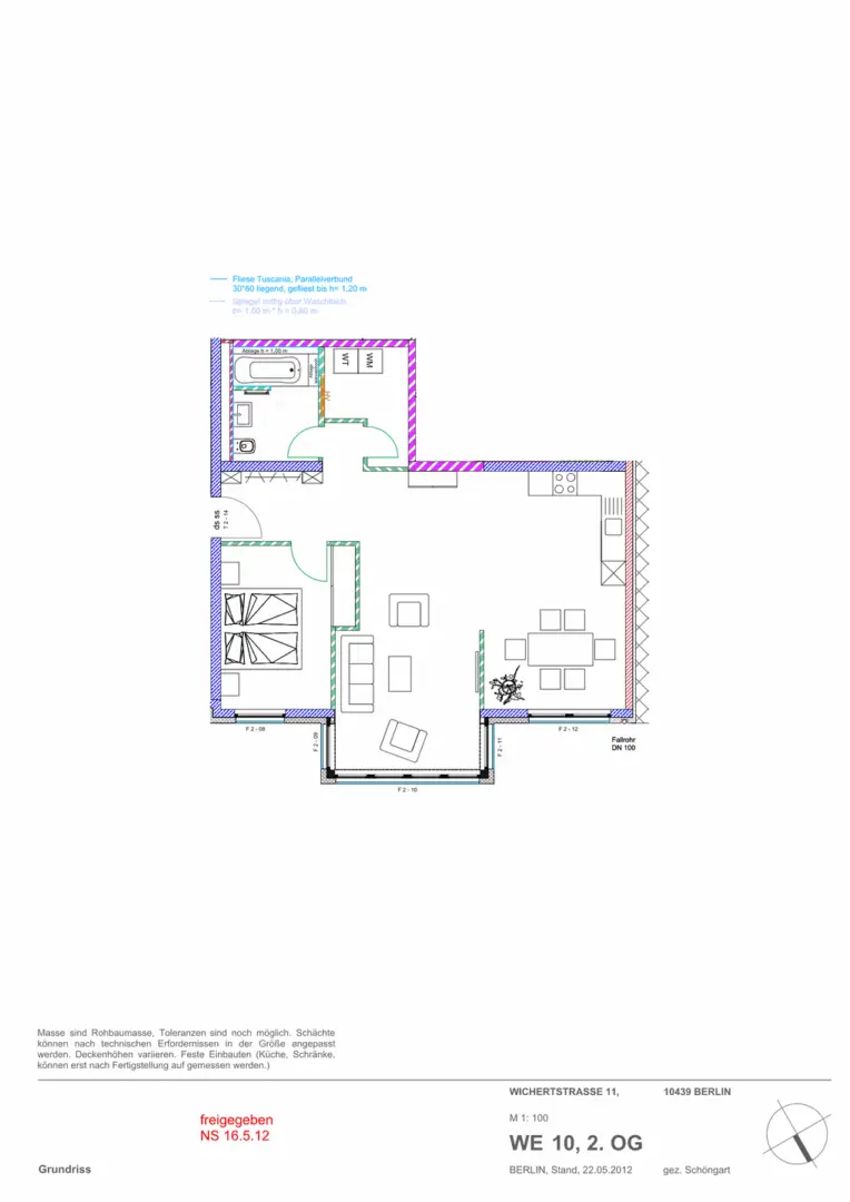 Grundriss Wichertstr. 11