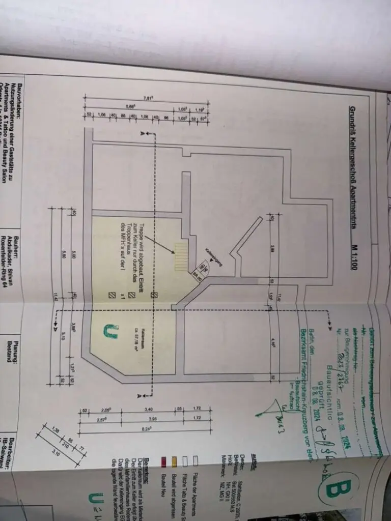 Grundriss Kellergeschoss
