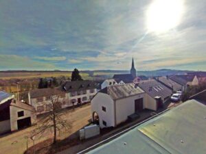 Aussicht vom Balkon
