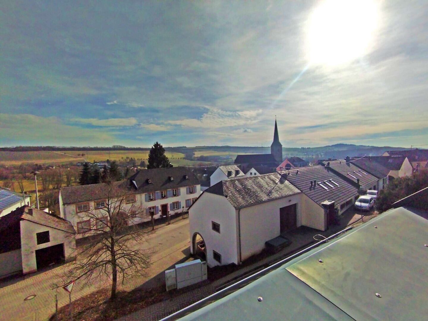 Aussicht vom Balkon