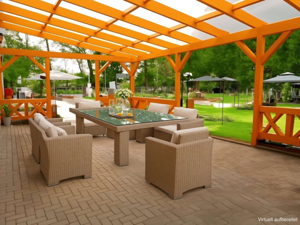 Außenbereich auf großem Areal