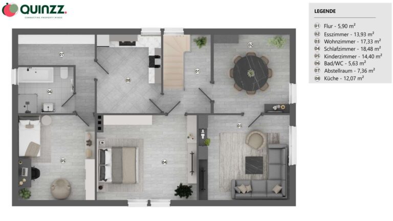 Grundriss Dachgeschoss