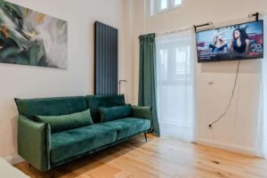 Couchecke und Fernseher