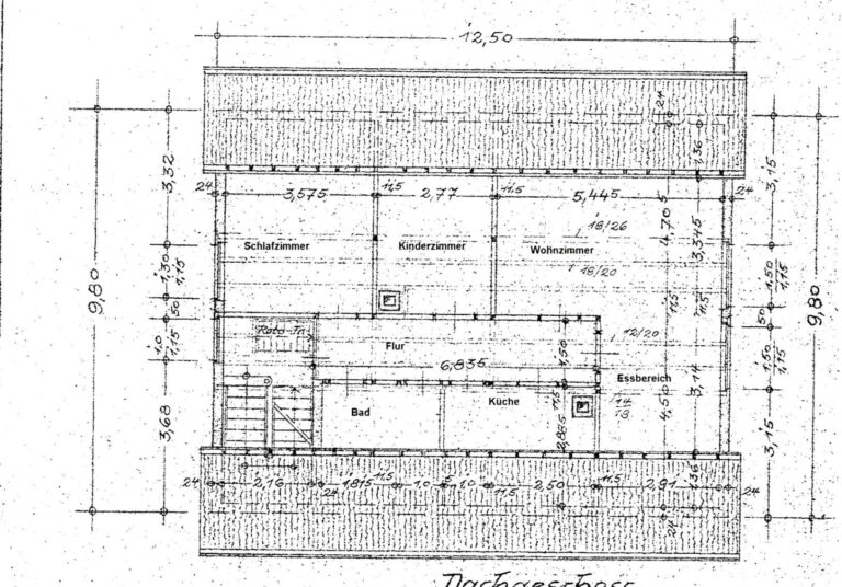 Grundriss Dachgeschoss