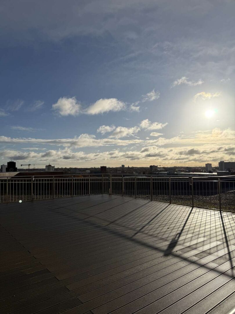 Dachterrasse Ausblick 2