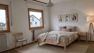 Schlafzimmer - beispielhaft möbliert