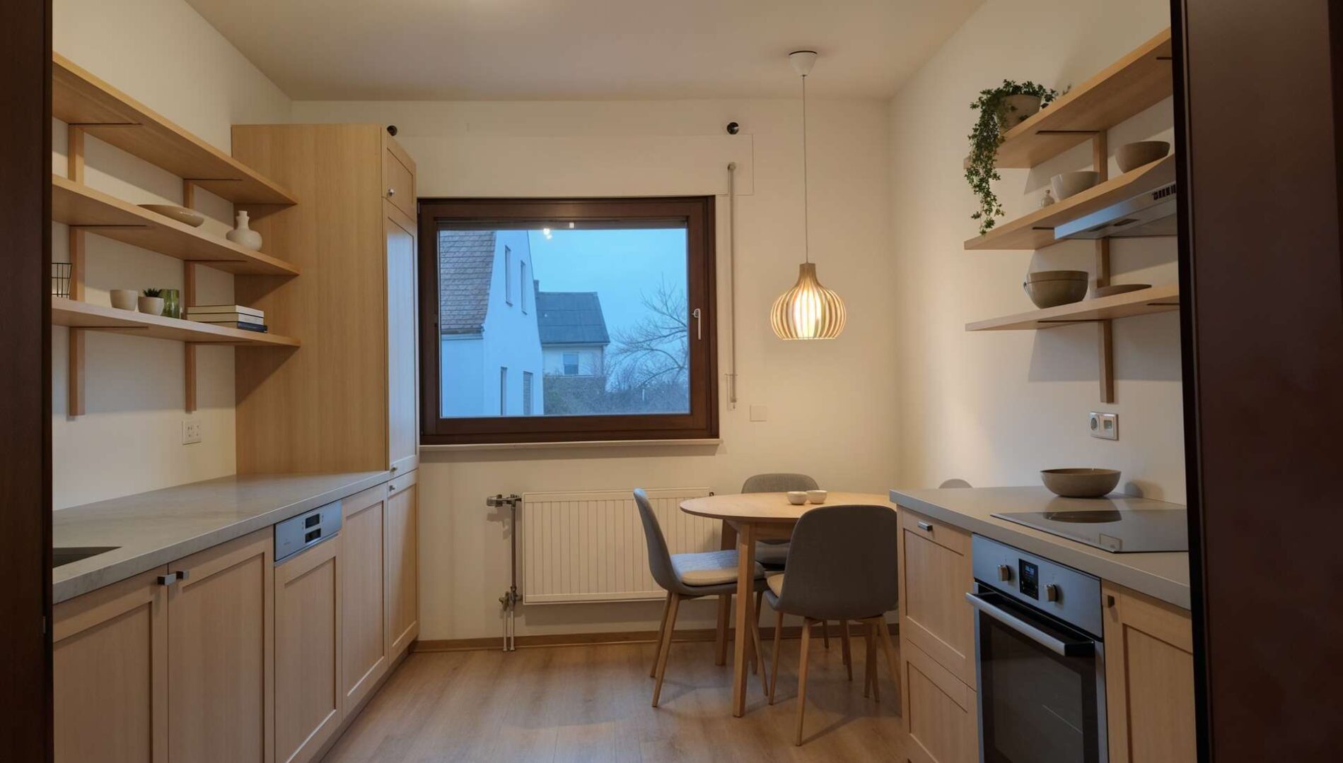 EG Küche - beispielhaft möbliert