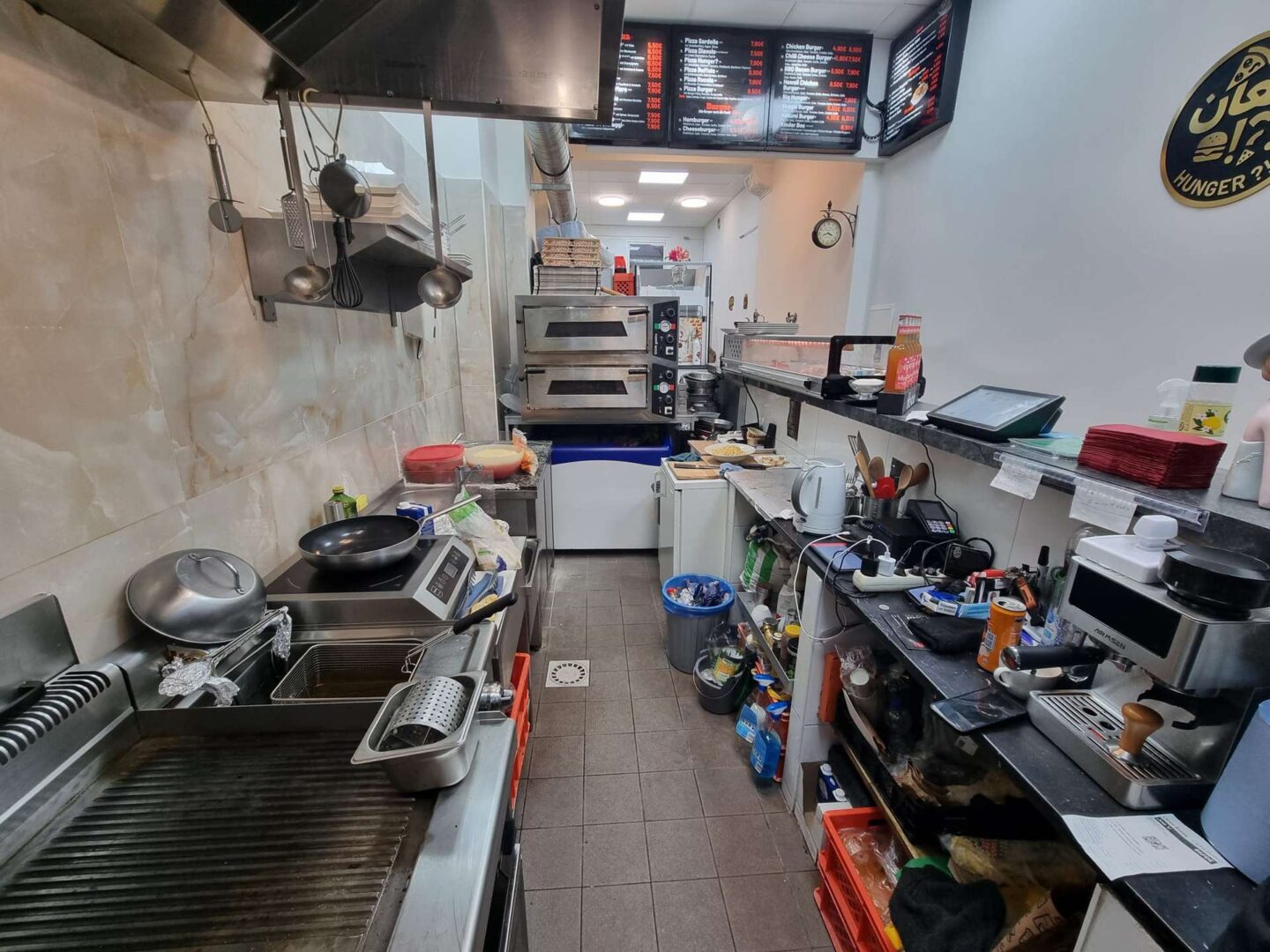 Grill, Pizzabackofen, Friteuse u Kochstelle - Küche