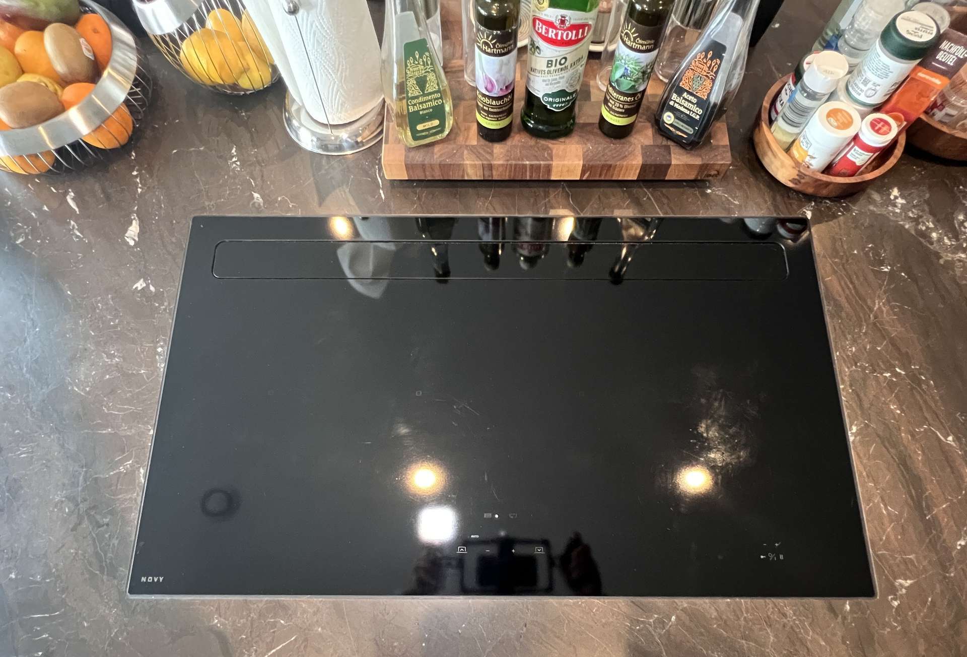 XXL Ceranfeld mit Abzug