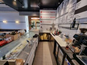 Arbeitsbereich hinter der Theke