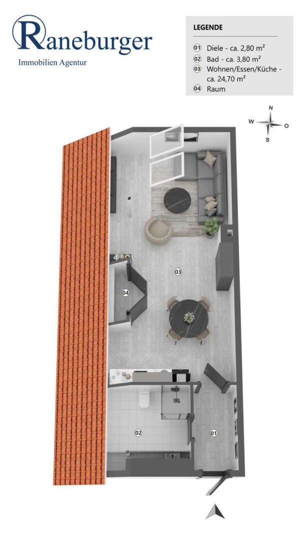 Zweitwohnung neben der Terrasse (1)