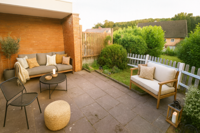 Terrasse möbliert gestaget