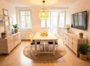 Wohn-&Esszimmer - (KI generiert)