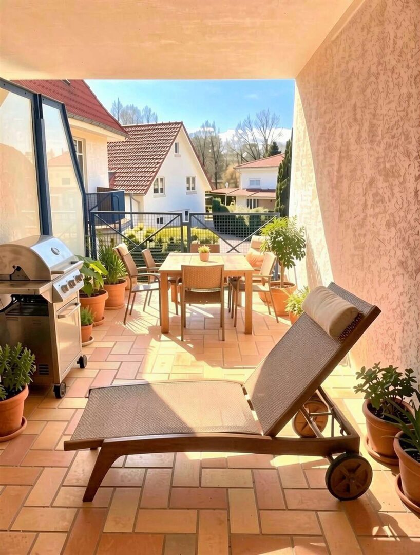 Balkon / Terrasse - (KI generiert)