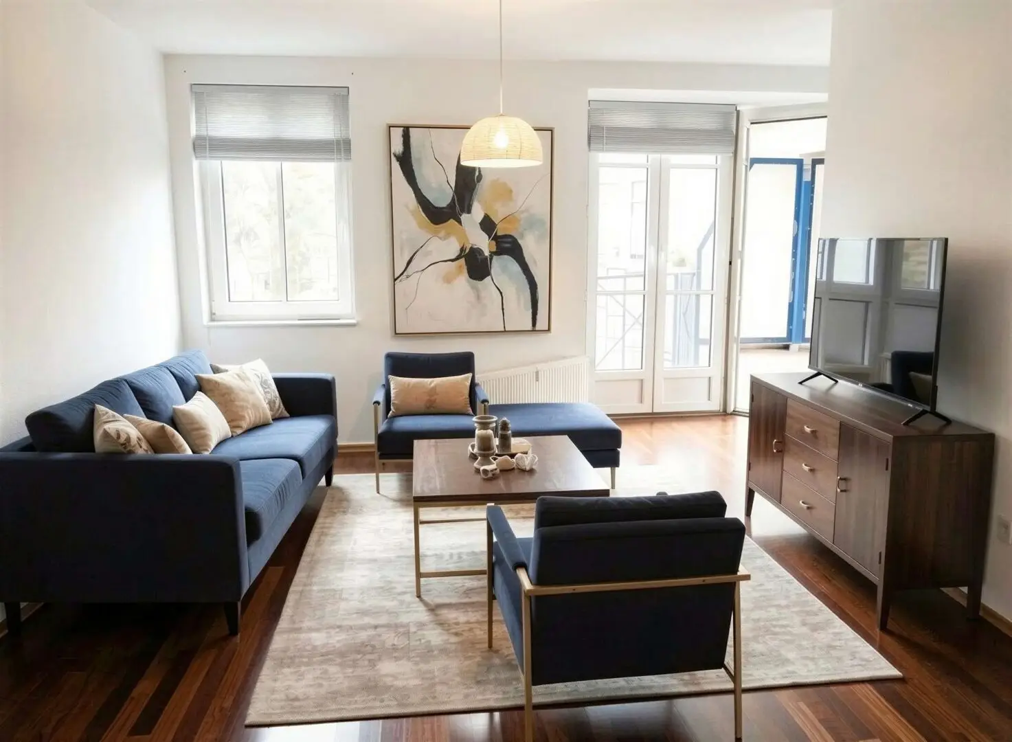 Wohn-&Esszimmer - (KI generiert)