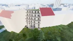 3D-Visualisierung Rückseite Oben