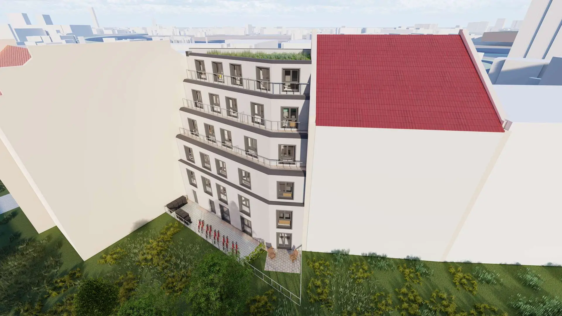 3D-Visualisierung Rückseite rechts