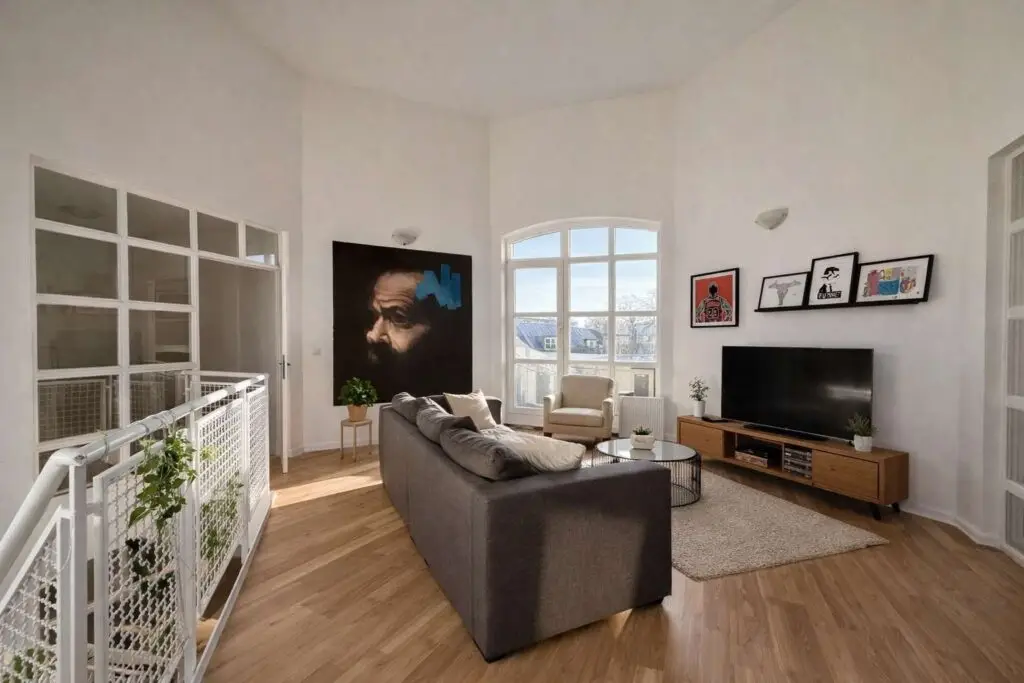 Exklusiver Wohnbereich oben