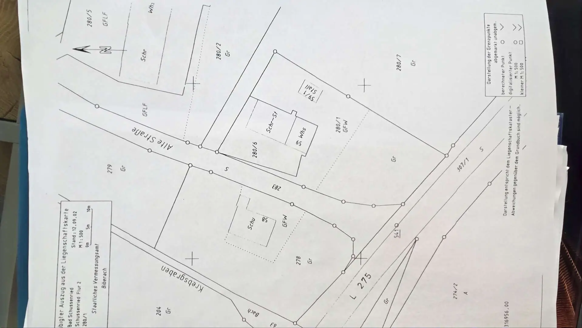 Lageplan Nr. 58 und 59