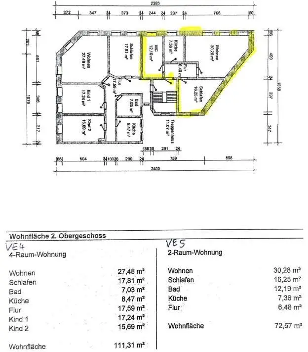 Grundriss 2. Obergeschoss