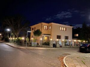 Haus bei Nacht Makro