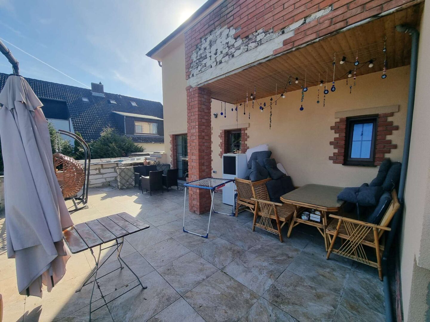 Terrasse mit Hauszugang