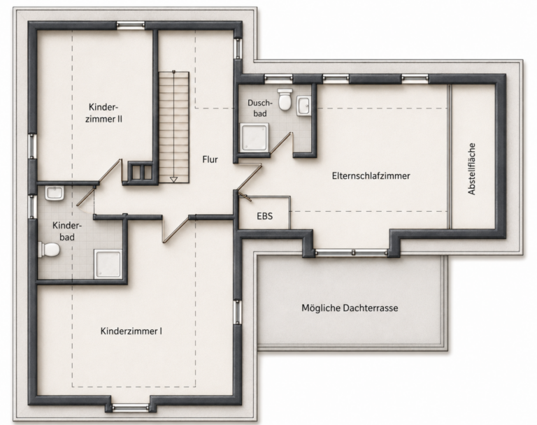 Grundriss Obergeschoss