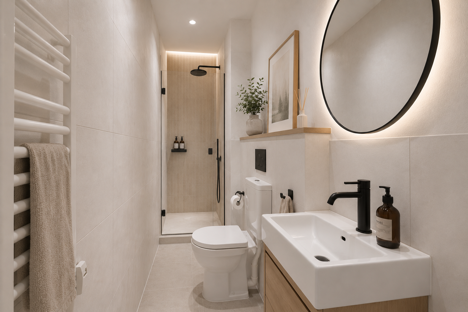 Badezimmer-Visualisiert