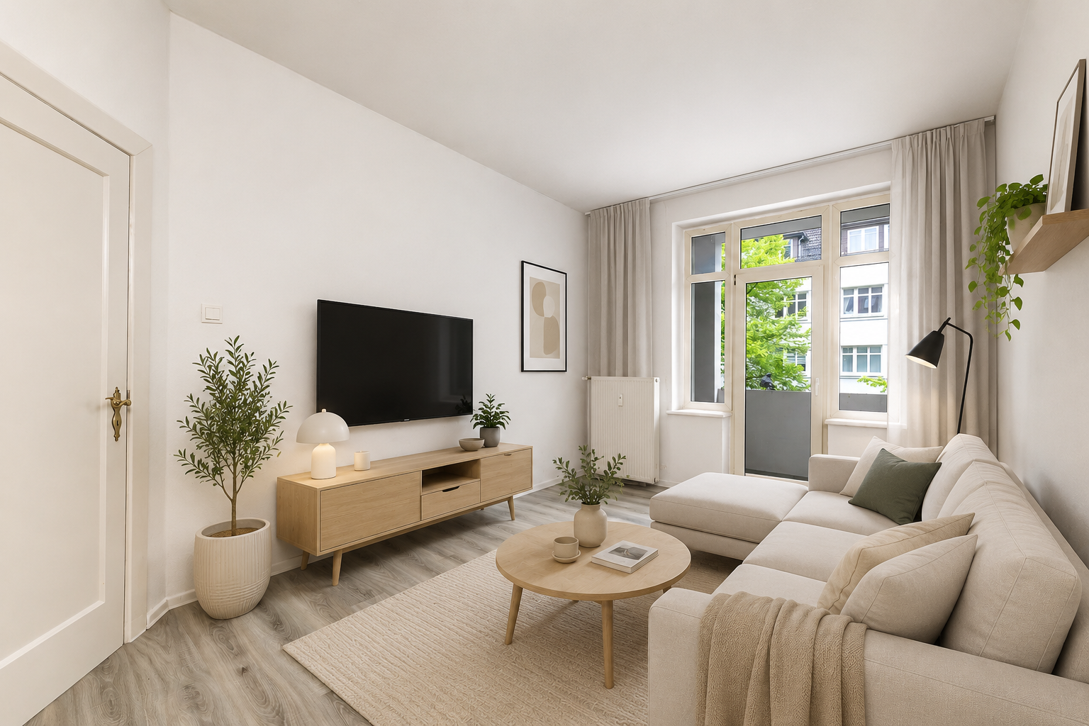 Wohnzimmer-Visualisiert