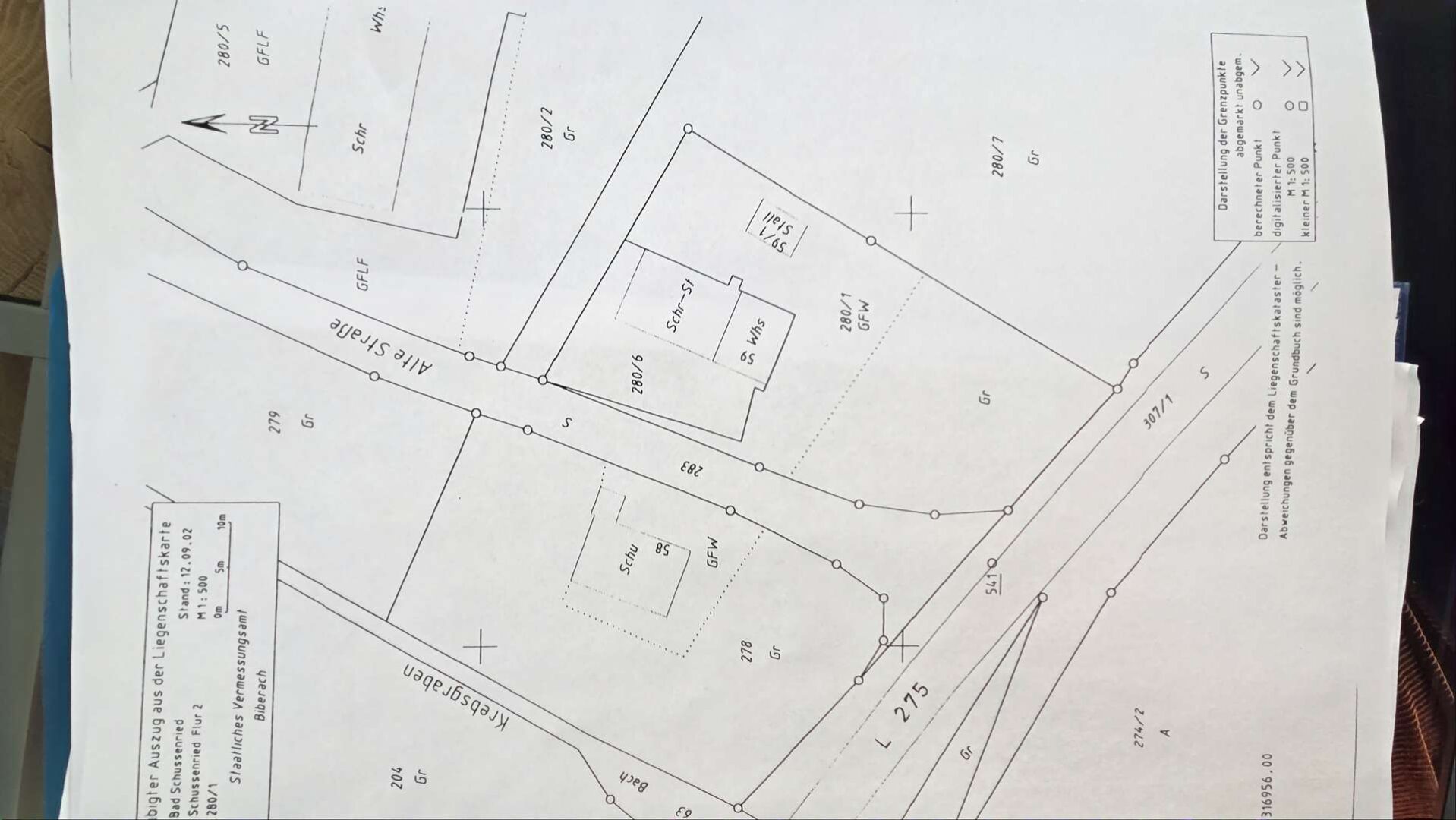 Lageplan Nr. 58 und 59