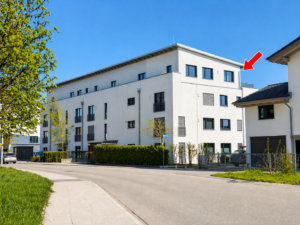 Hausansicht von der Straße