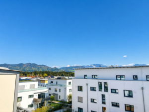 Wundervoller Blick in die Berge