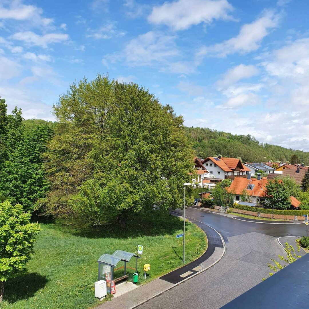 Aussicht kleine Terrasse