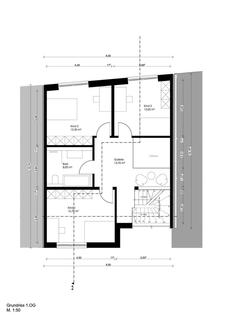 Grundriss 1. Obergeschoss