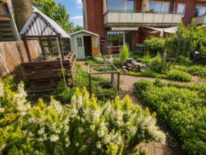 Rückansicht zur Terrasse