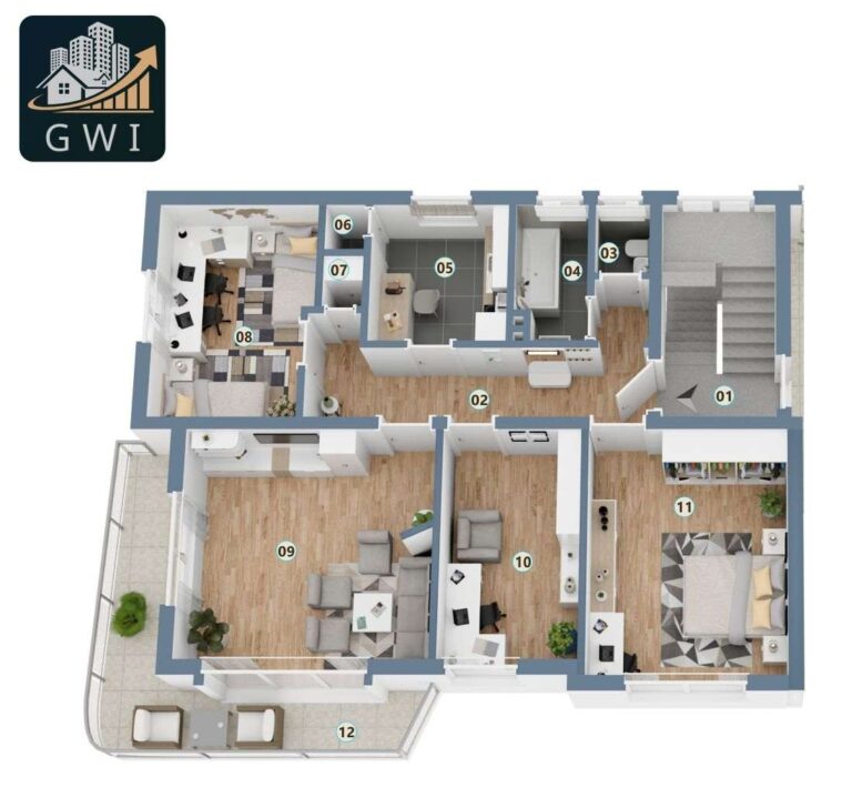 Grundriss 3D