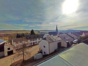 Aussicht vom Balkon