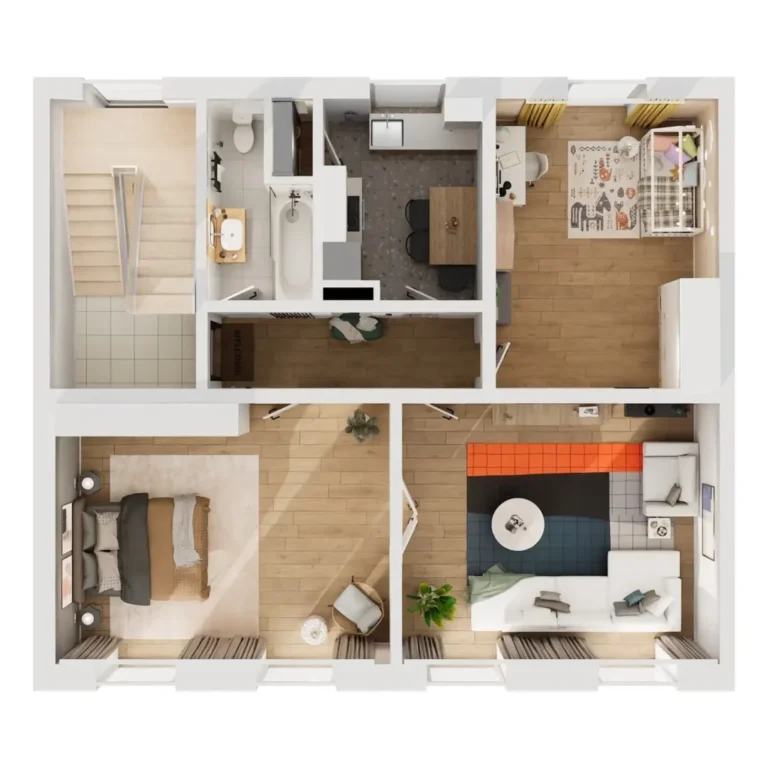 Grundriss 1.OG Erdbeerenberg