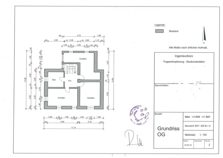 Grundriss OG 1