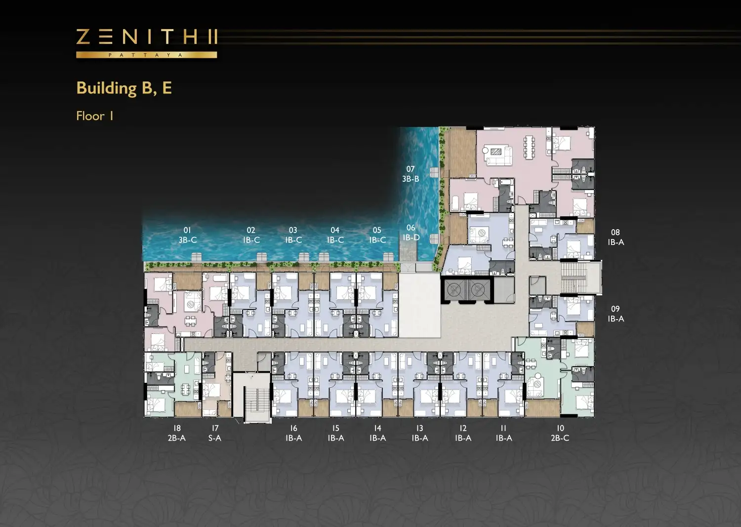 Building B,E Floor 1