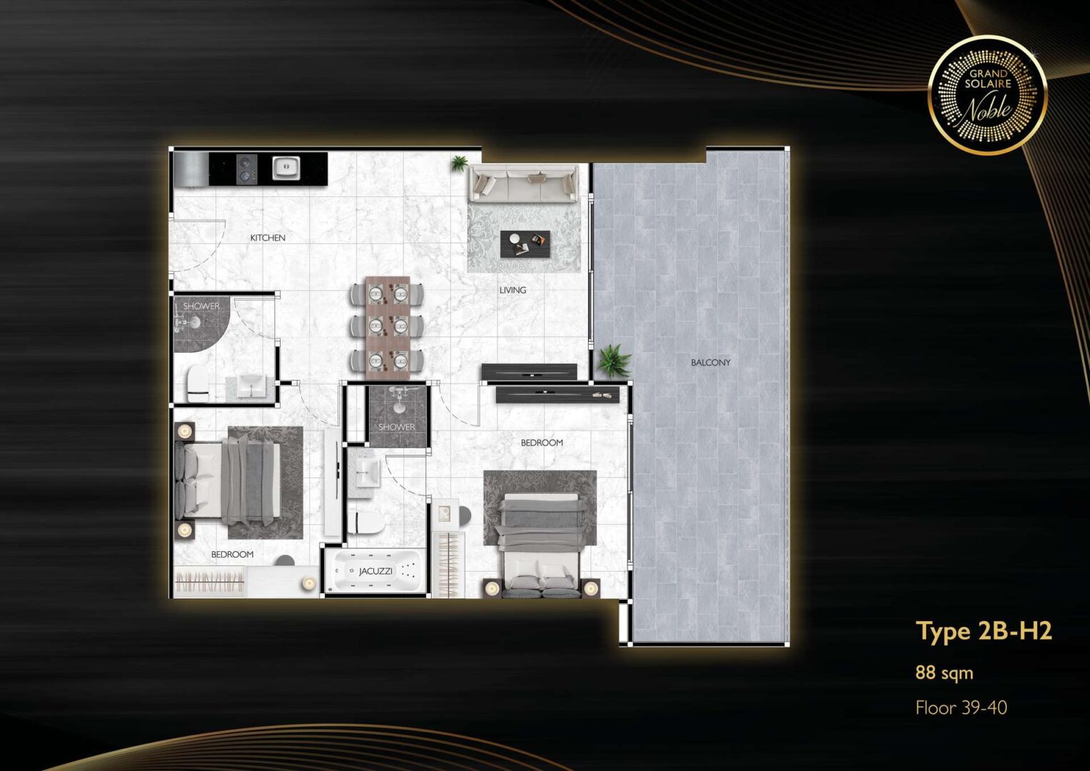 2B-H2 (88 sq.m.)