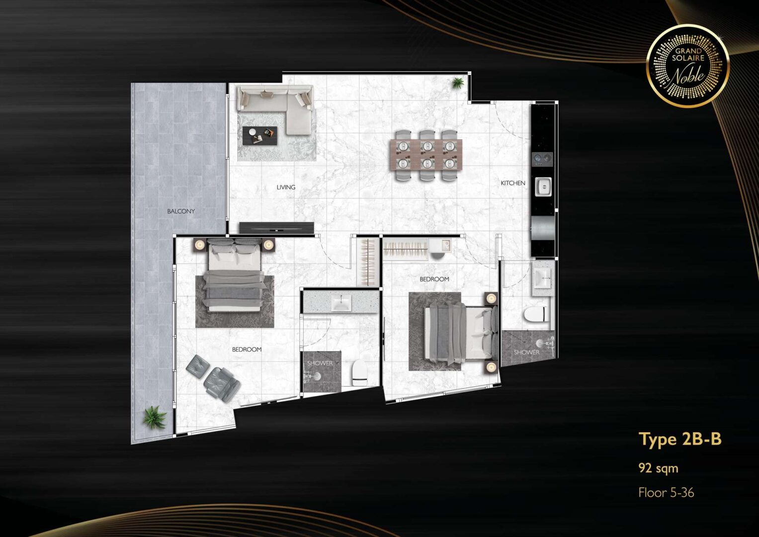 2B-B (92 sq.m.)